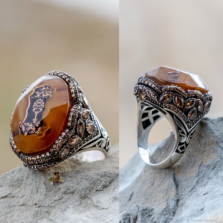 Кольцо женский перстень серебро