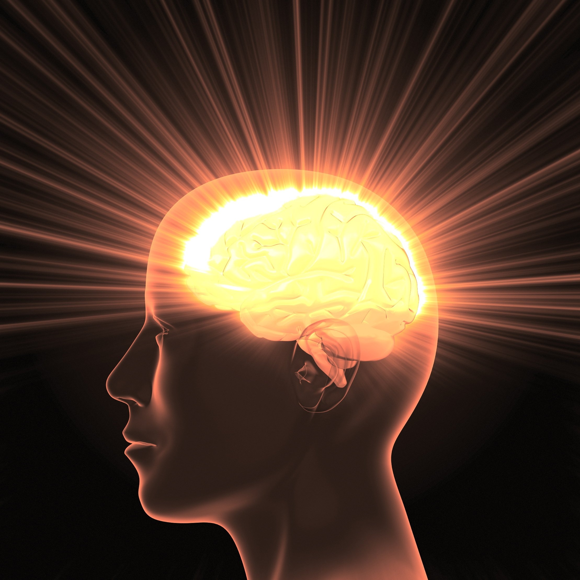 Развитие ума человека. Светящаяся голова. Светящийся мозг. Мозг светится. Сияющий мозг.