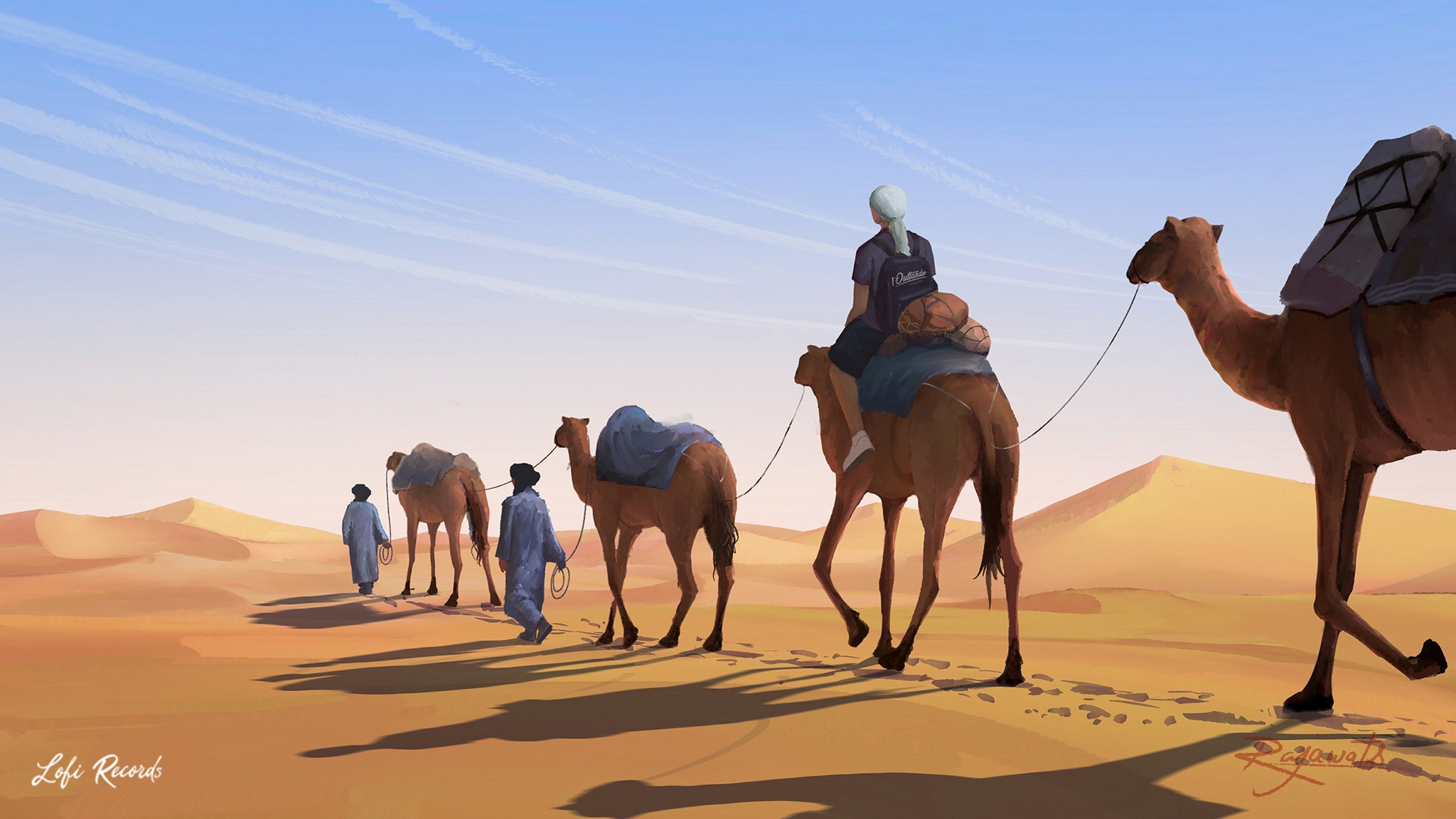 Другой караван. Верблюд в пустыне. Верблюд арт. Караван в пустыне. Караван верблюдов.