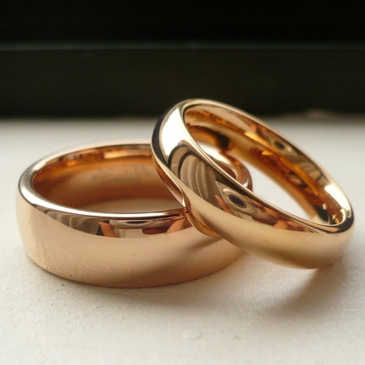 Парные обручальные кольца золото и серебро